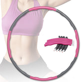 Verstellbarer 8-teiliger Übungsreifen mit weicher Schaumstoffpolsterung - Gewichtsverlust- und Schlankheitszirkel